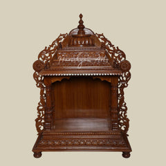 38" Small Teakwood Temple For Home