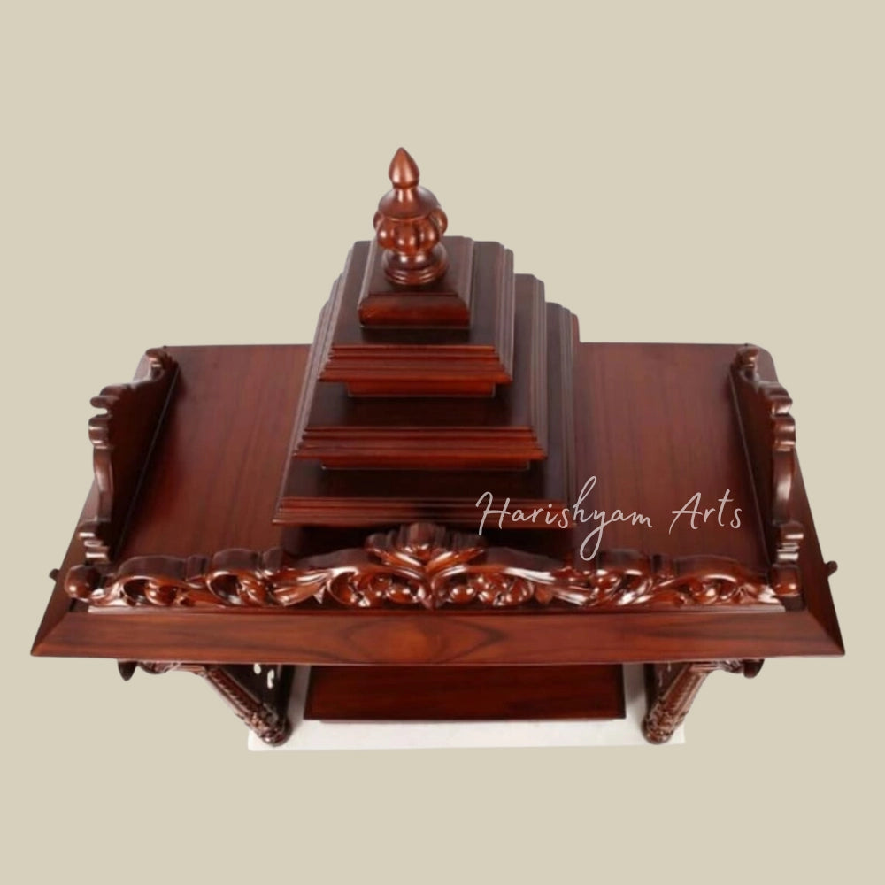 41 Teak Wood Pooja Mandir for Home & Office