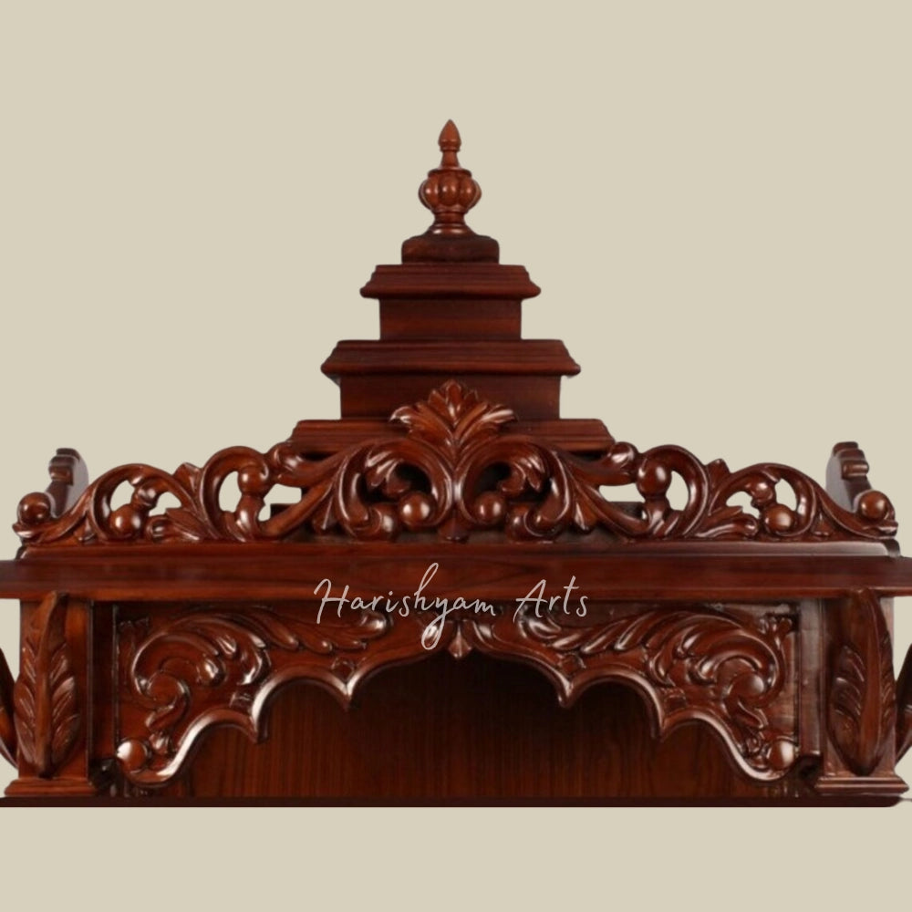 41 Teak Wood Pooja Mandir for Home & Office