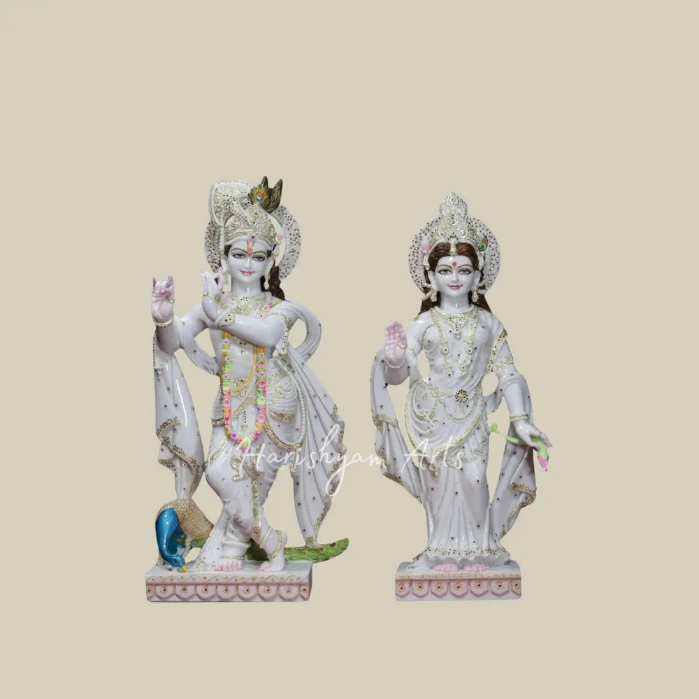 42" large Radha Krishna Statue for Home and Temple