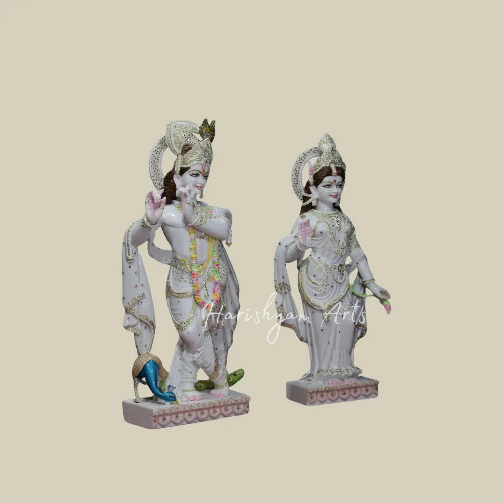 42" large Radha Krishna Statue for Home and Temple