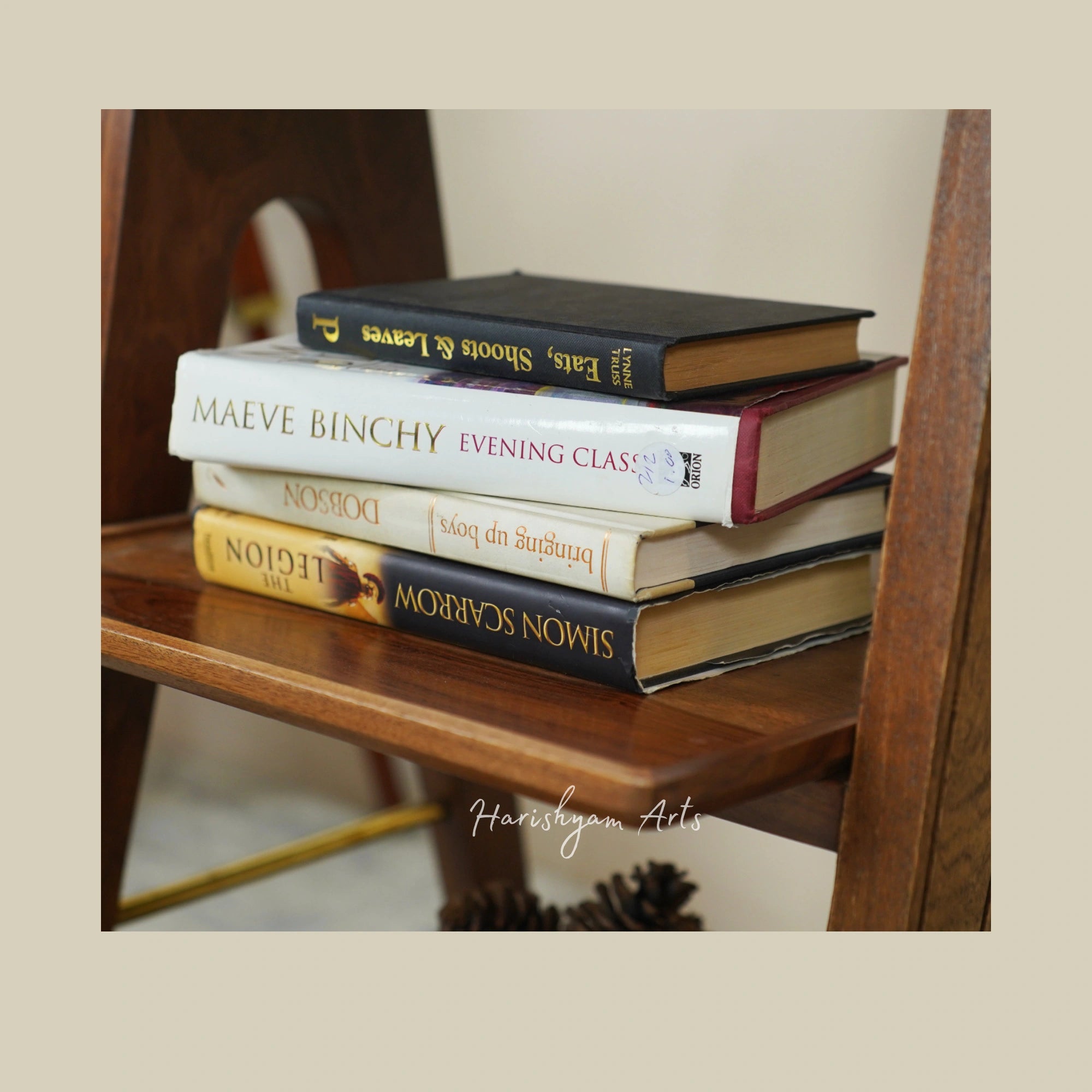 48" Classic Oak Wooden Bookshelf