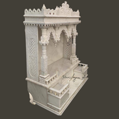 4ft White Marble Temple for Home