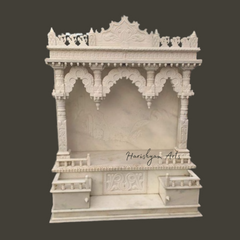 4ft White Marble Temple for Home