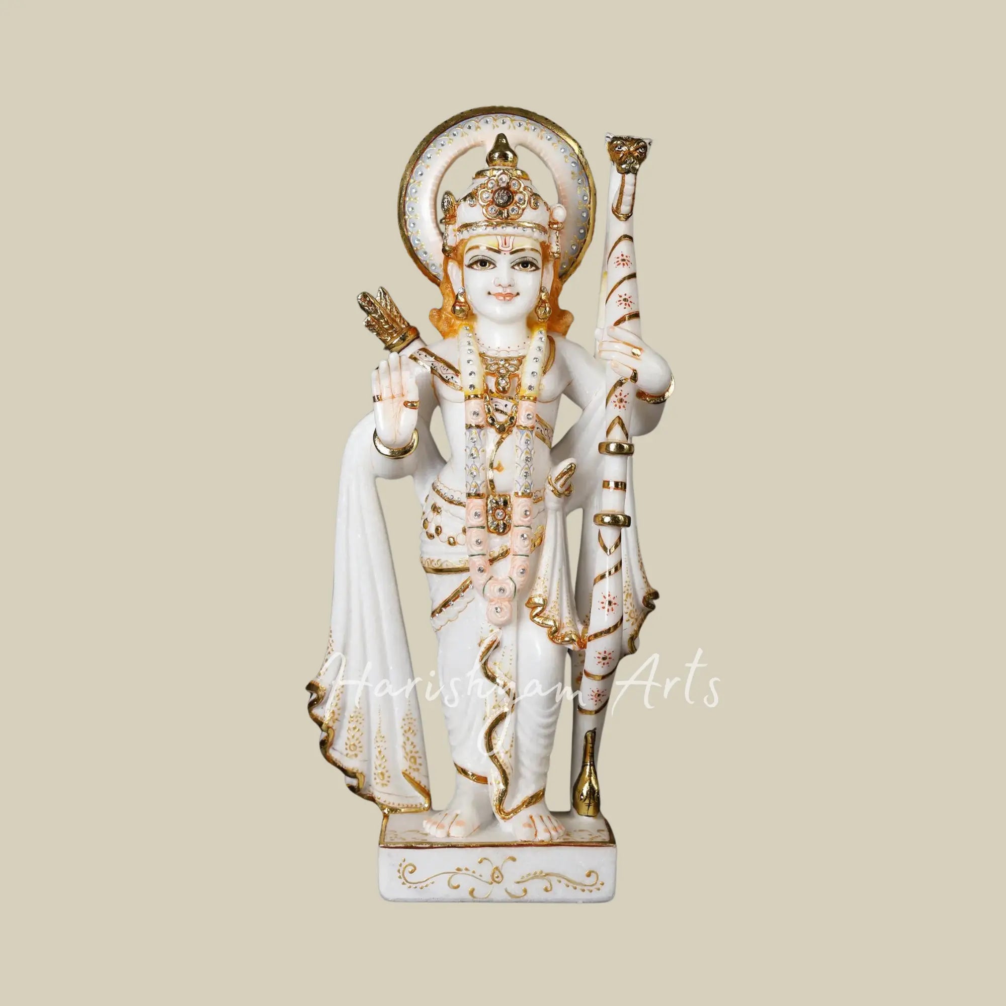 12 inches Marble Ram Parivar Moorti 1