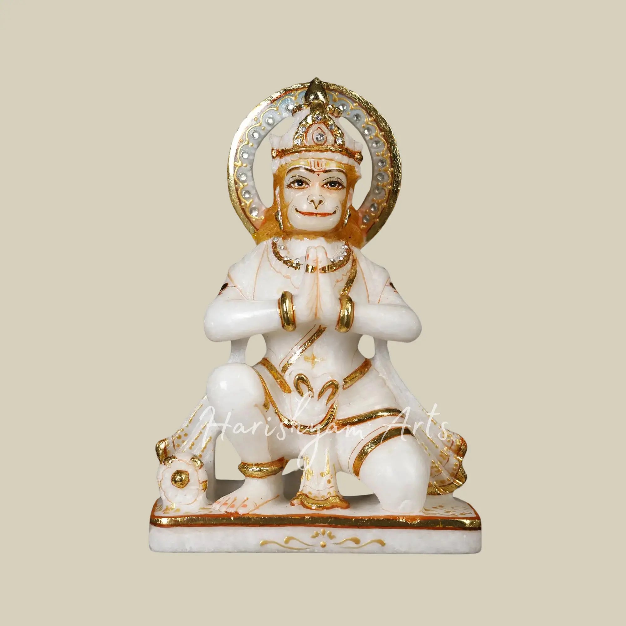 12 inches Marble Ram Parivar Moorti 5