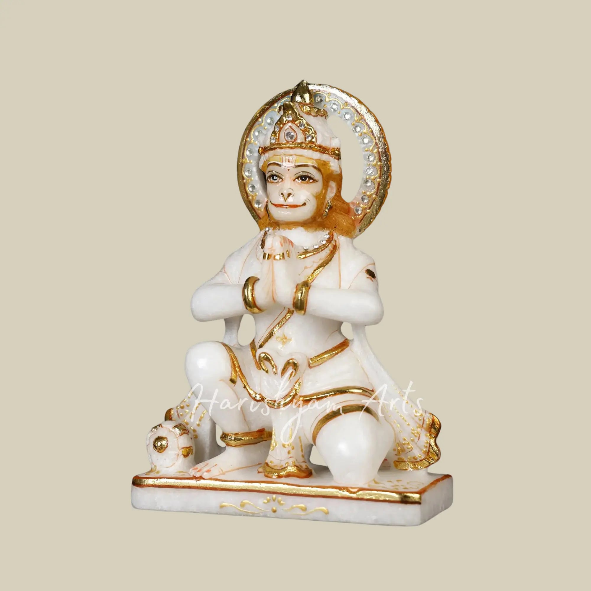 12 inches Marble Ram Parivar Moorti 6