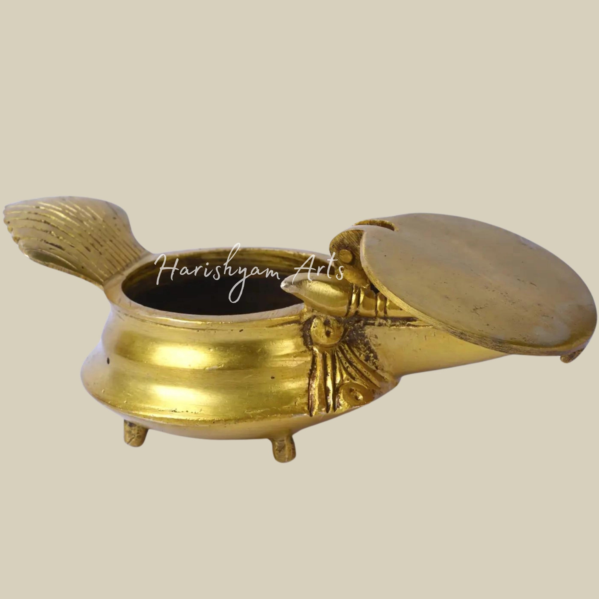 5" Brass Chirag Diya/Oil Lamp3