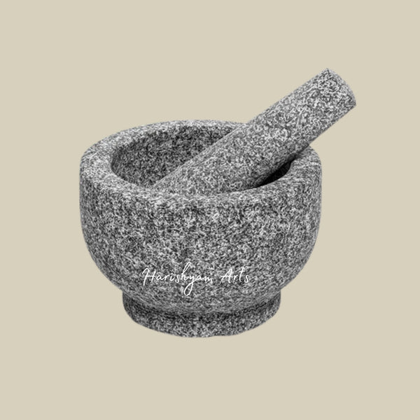 6-Inch Granite Mortar & Pestle Set