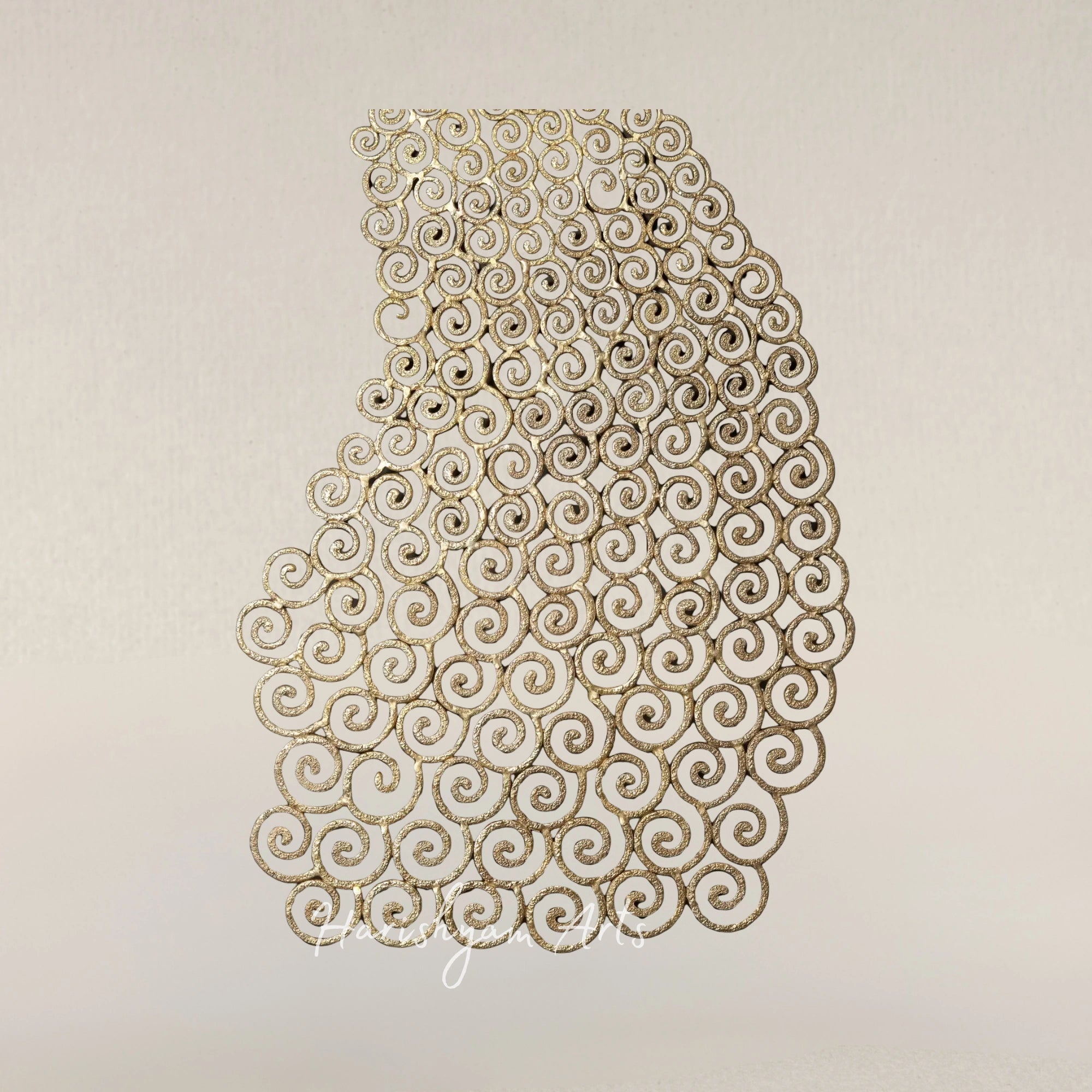 63" Grand Brass Peacock Wall Art with Flowing Tail Design