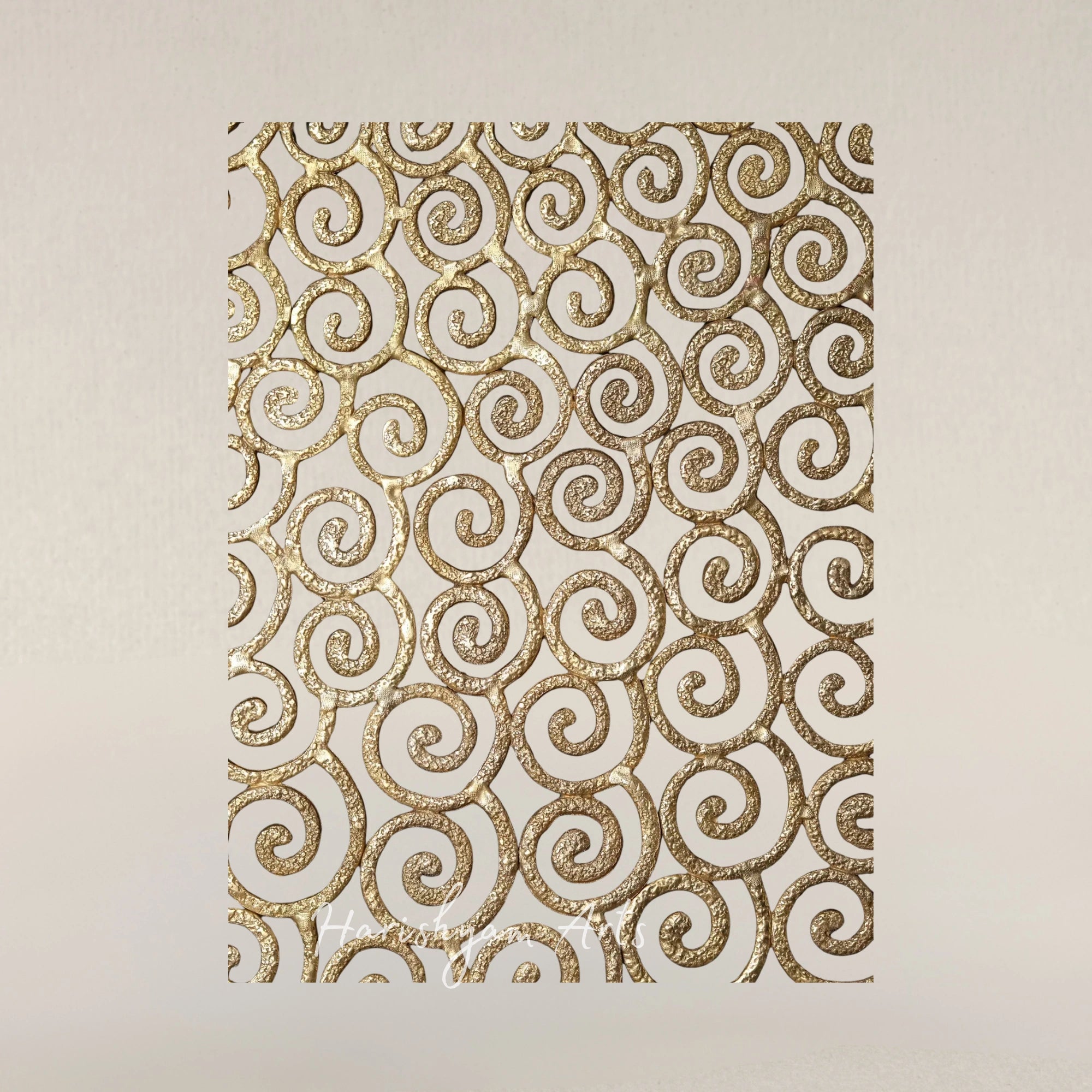 63" Grand Brass Peacock Wall Art with Flowing Tail Design