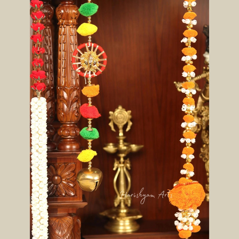 67" Pooja Mandir in Teak Wood | Large Pooja Temple / Altar / Shrine / Pooja Ghar For Home & Office