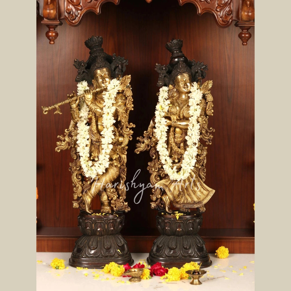 67" Pooja Mandir in Teak Wood | Large Pooja Temple / Altar / Shrine / Pooja Ghar For Home & Office