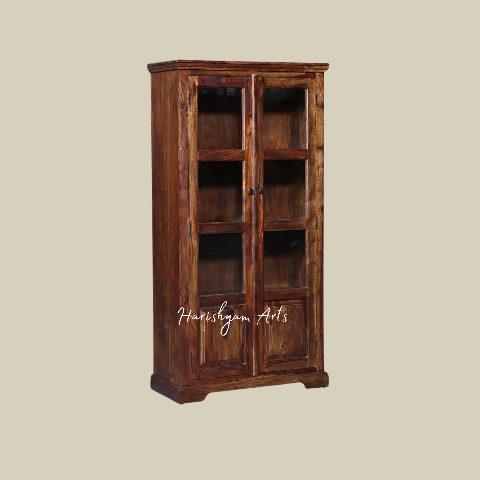 69" Traditional Hardwood Bookshelf for Office5