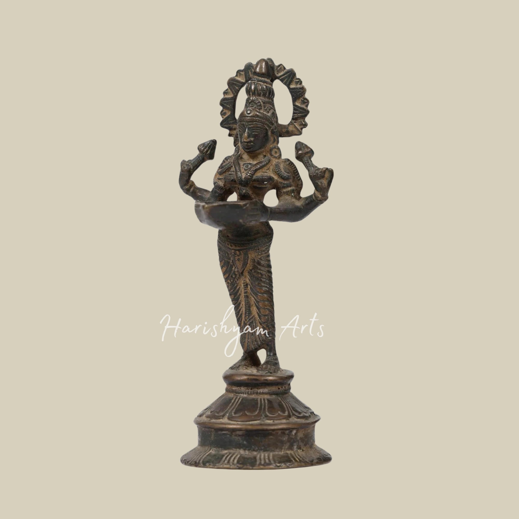 6" Small Brass Deep Lakshmi3