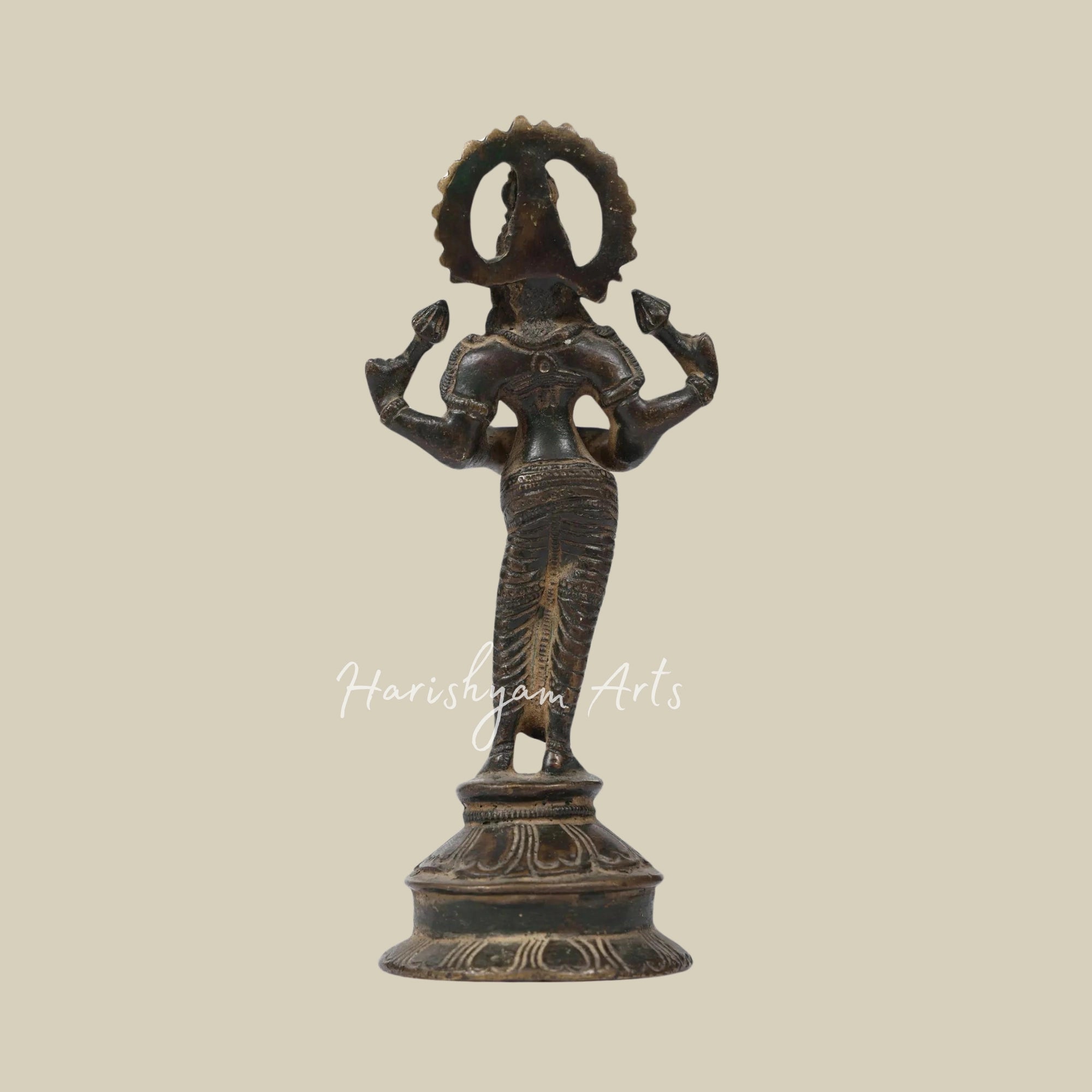 6" Small Brass Deep Lakshmi4