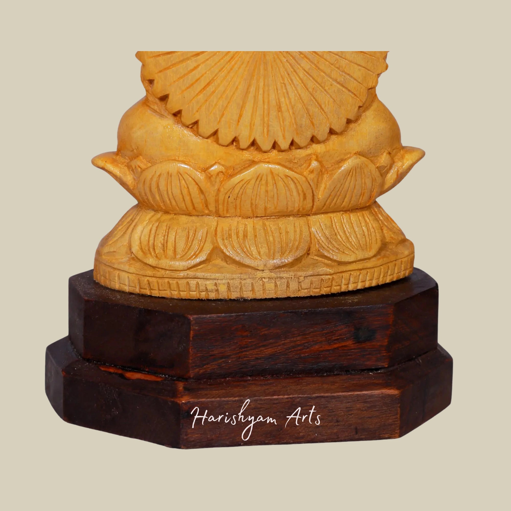 6" Small Wooden Lord Shiva Bust Statue | Exquisite Wooden Shiv Head Sculpture7