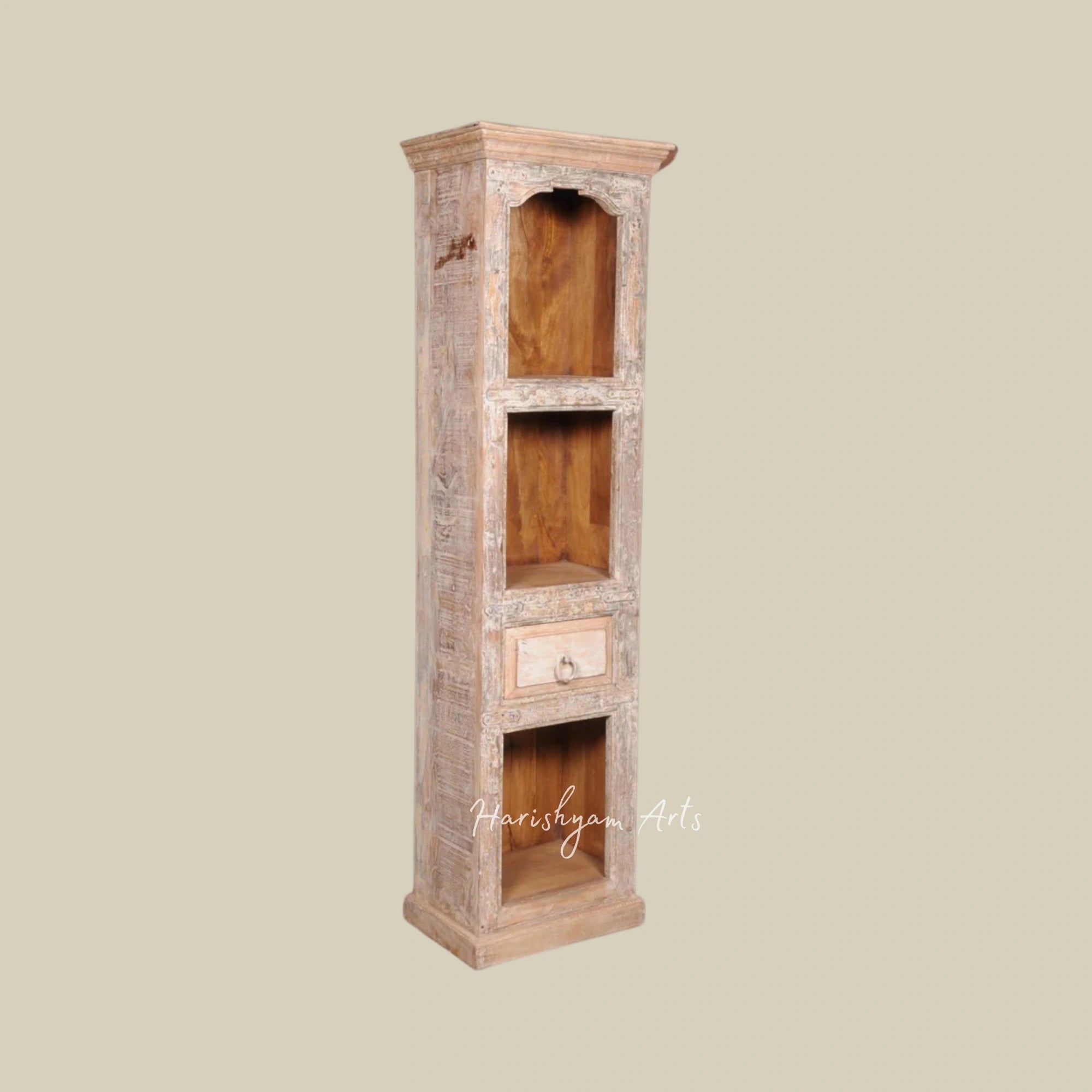 73" Heritage Eternal Handmade Reclaimed Wooden Bookcase for Home