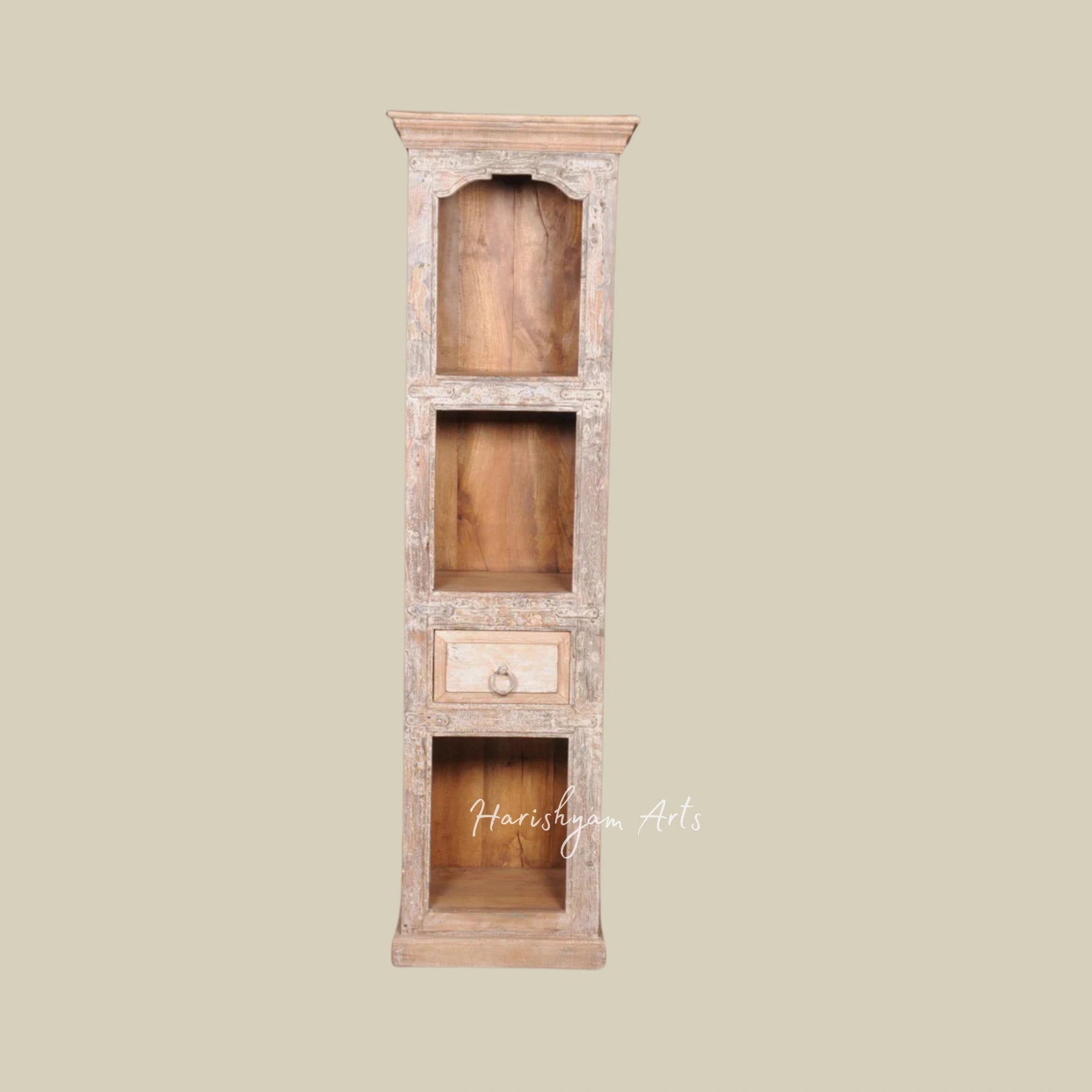 73" Heritage Eternal Handmade Reclaimed Wooden Bookcase for Home