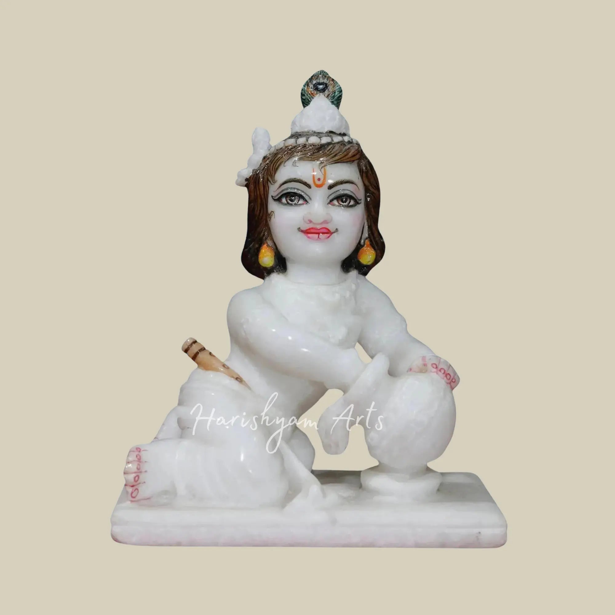 7 inches Cute Laddu Gopal Murti