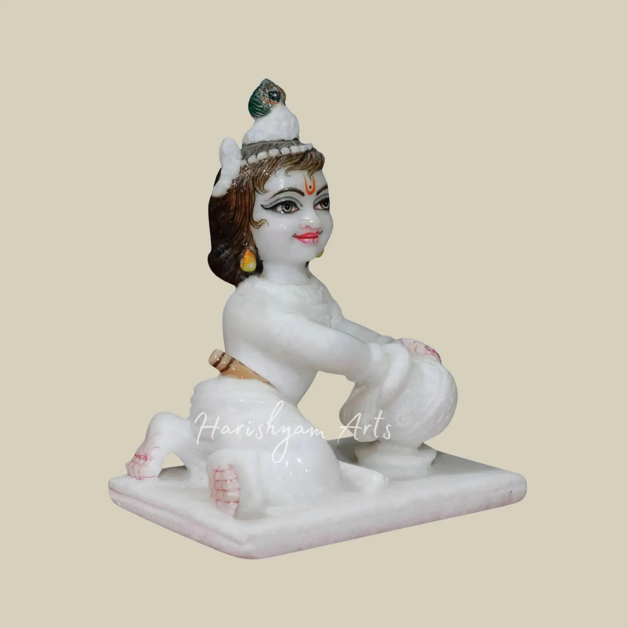 7 inches Cute Laddu Gopal Murti 3