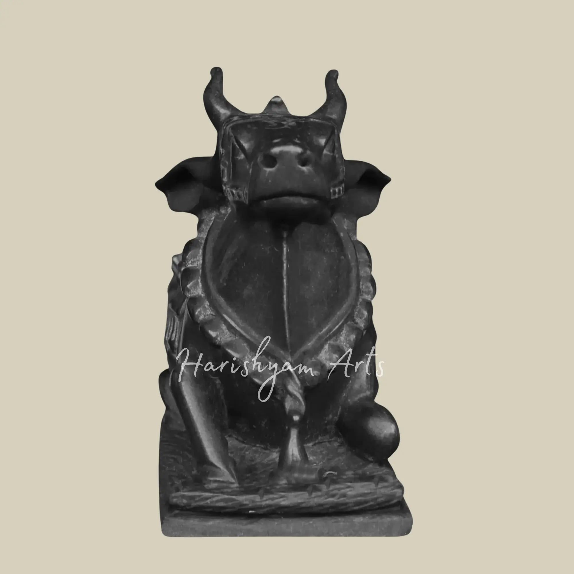 7 inches Nandi Statue for Shiva Mandir