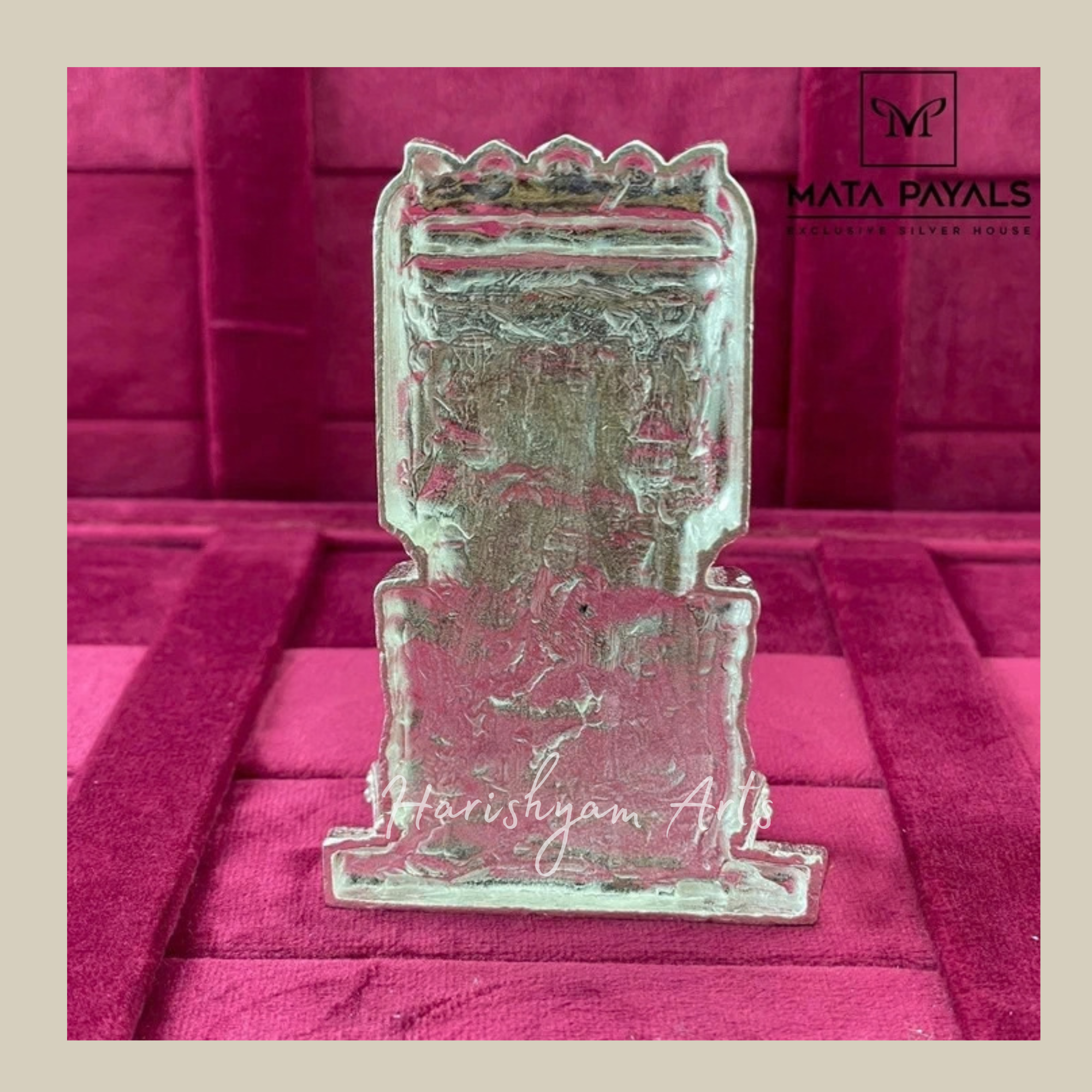 Raghavendra Swamy 925 Silver Devotional Murti 8.5 Cm