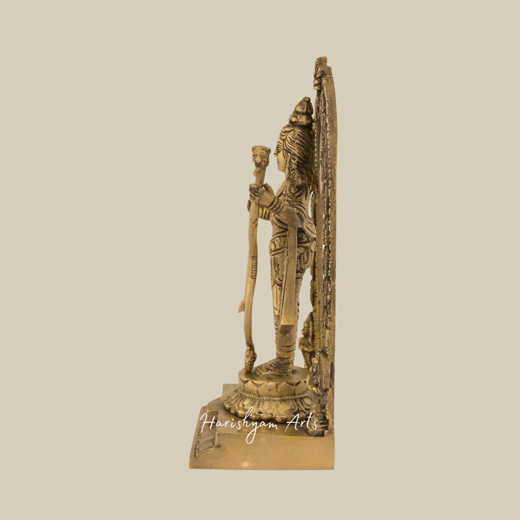 9" Ayodhya Ram Lalla Murti in Brass for Home & Decor5