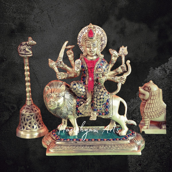 Durga Mata Radium Brass Durga Maa Statues