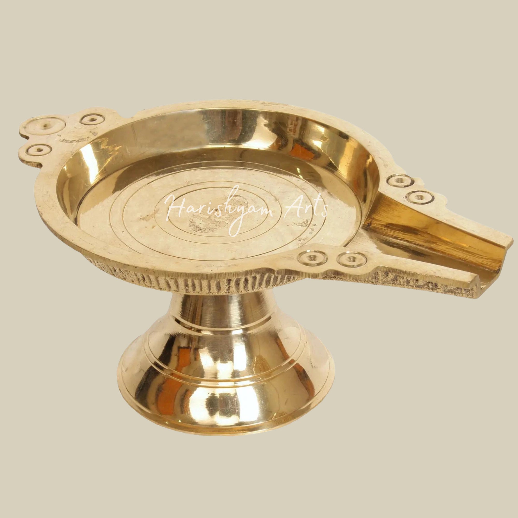 9" Brass Abhisheka Patra for Rituals