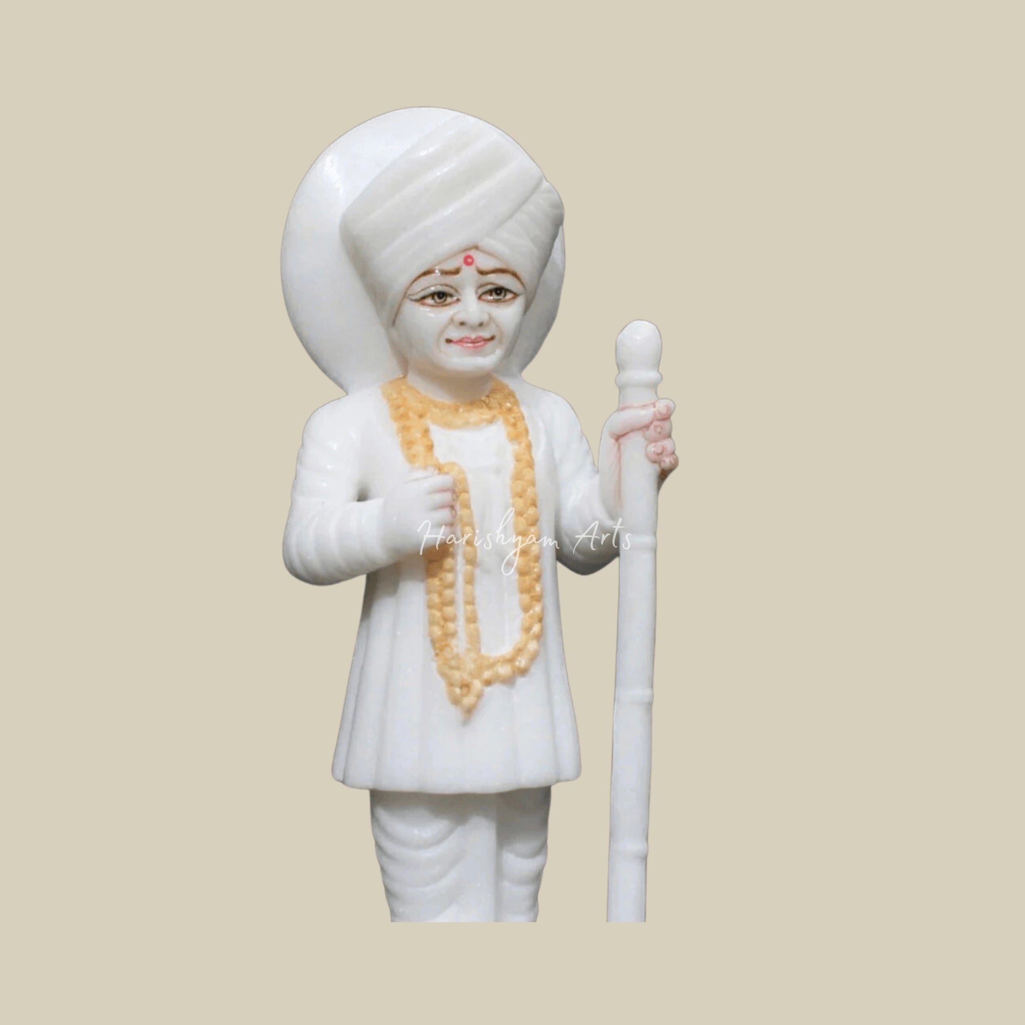 9 inches Small Jalaram Bapa Statue for Temple5