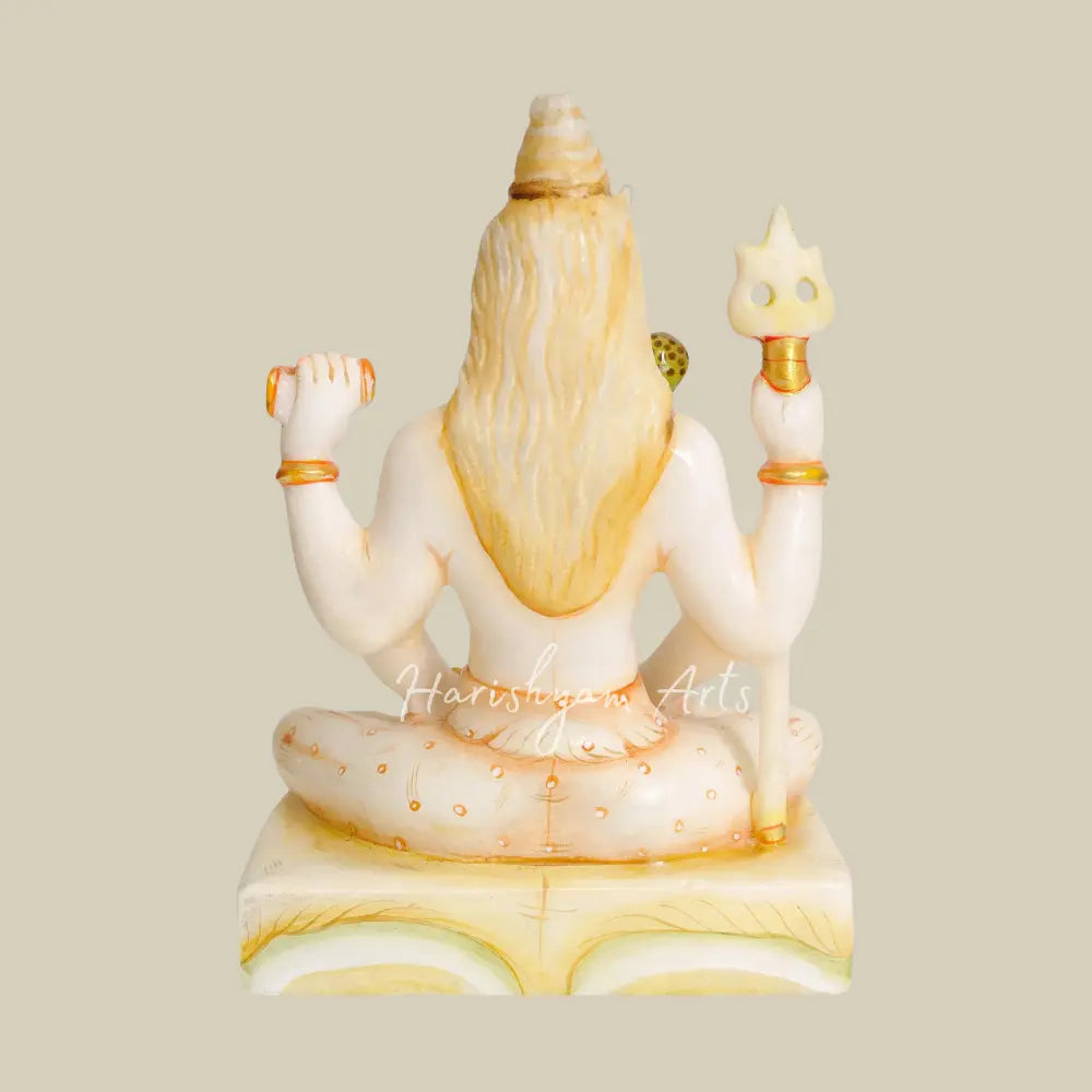 9" Marble Shiva Moorti for Home temple