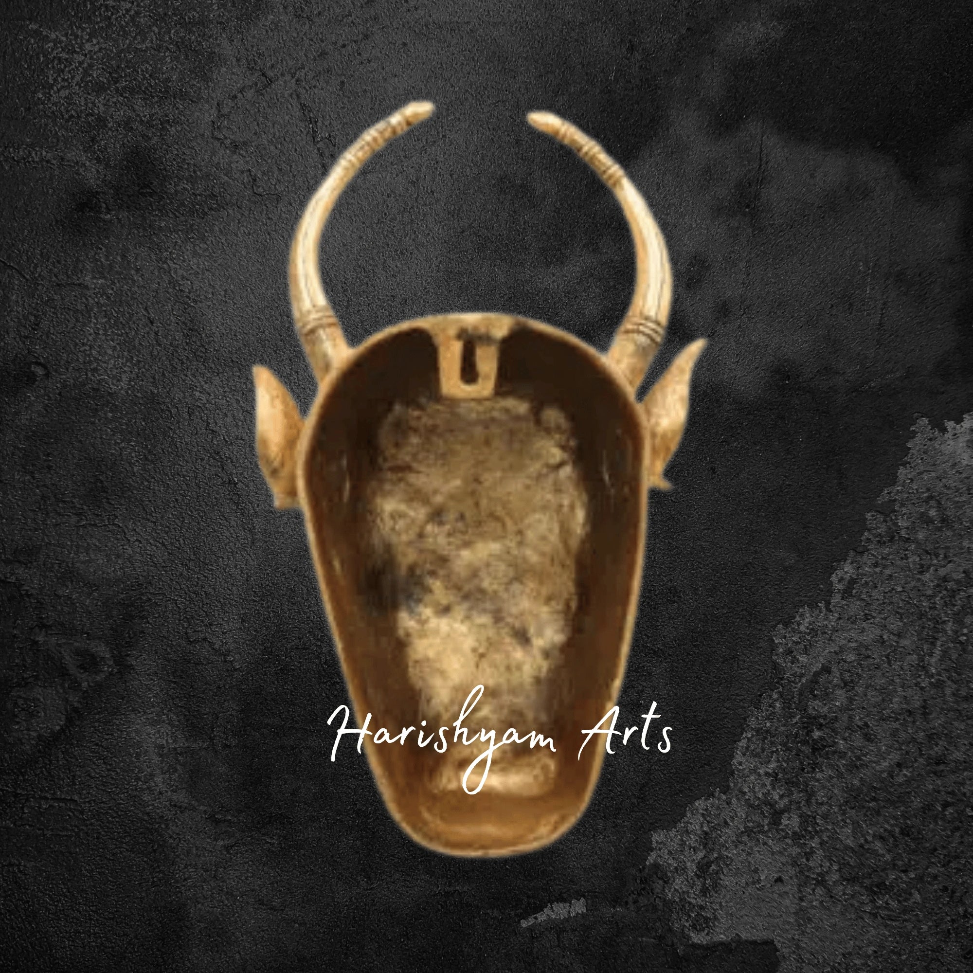 Artistic Bull Face Brass Wall Mount for Living Room Decor