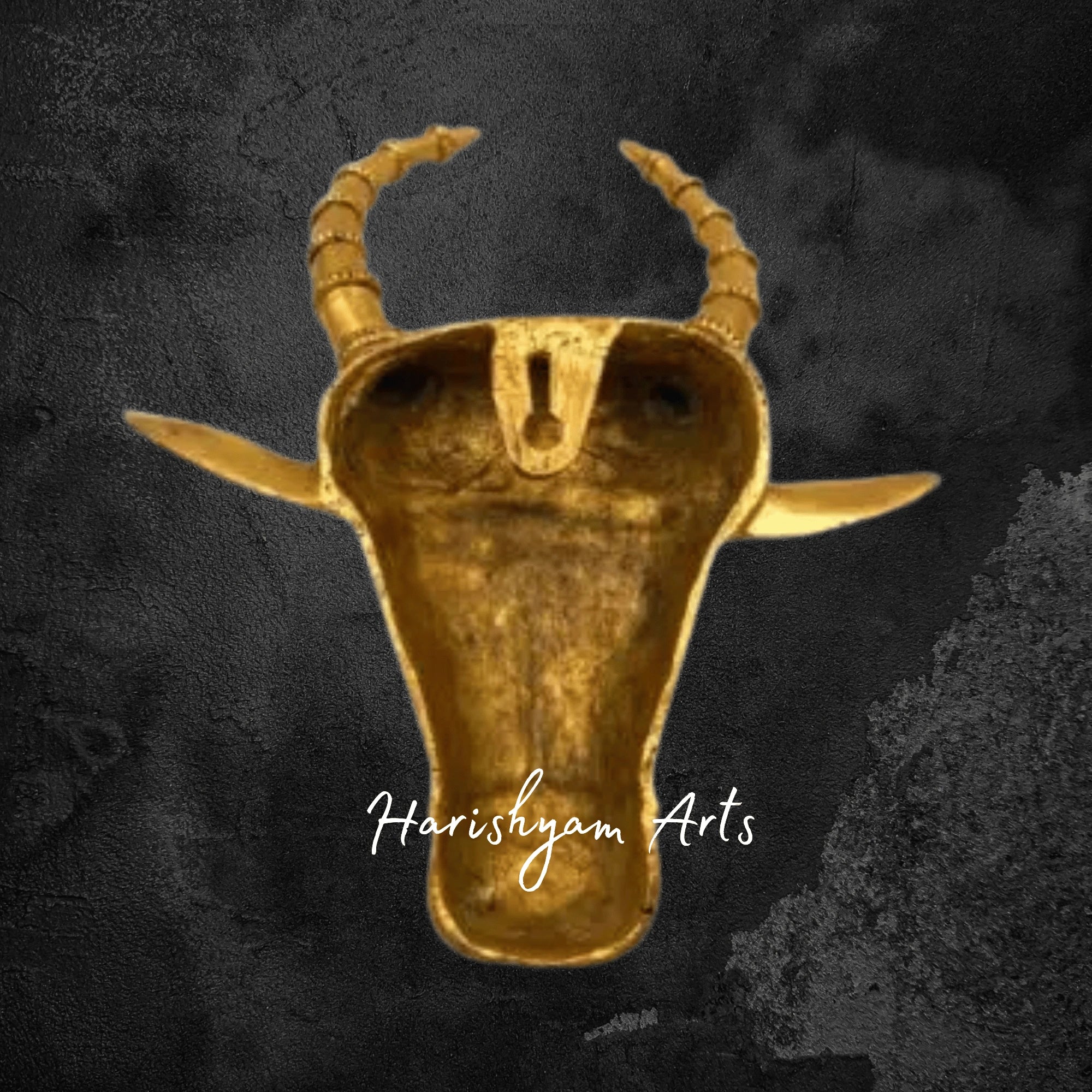 Artistic Bull Face Brass Wall Mount for Living Room Decor