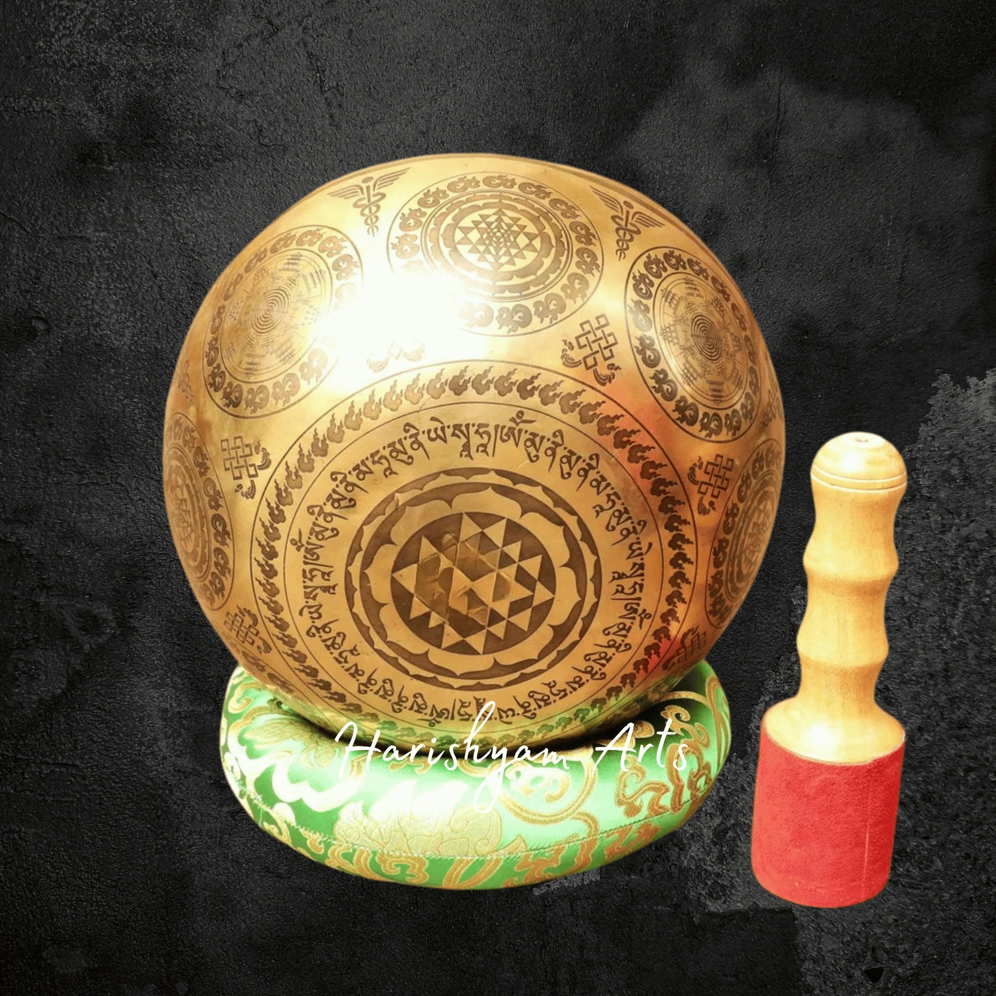 Avalokiteshvara Tibetan Sound Bowl Handmade for Compassion Practice