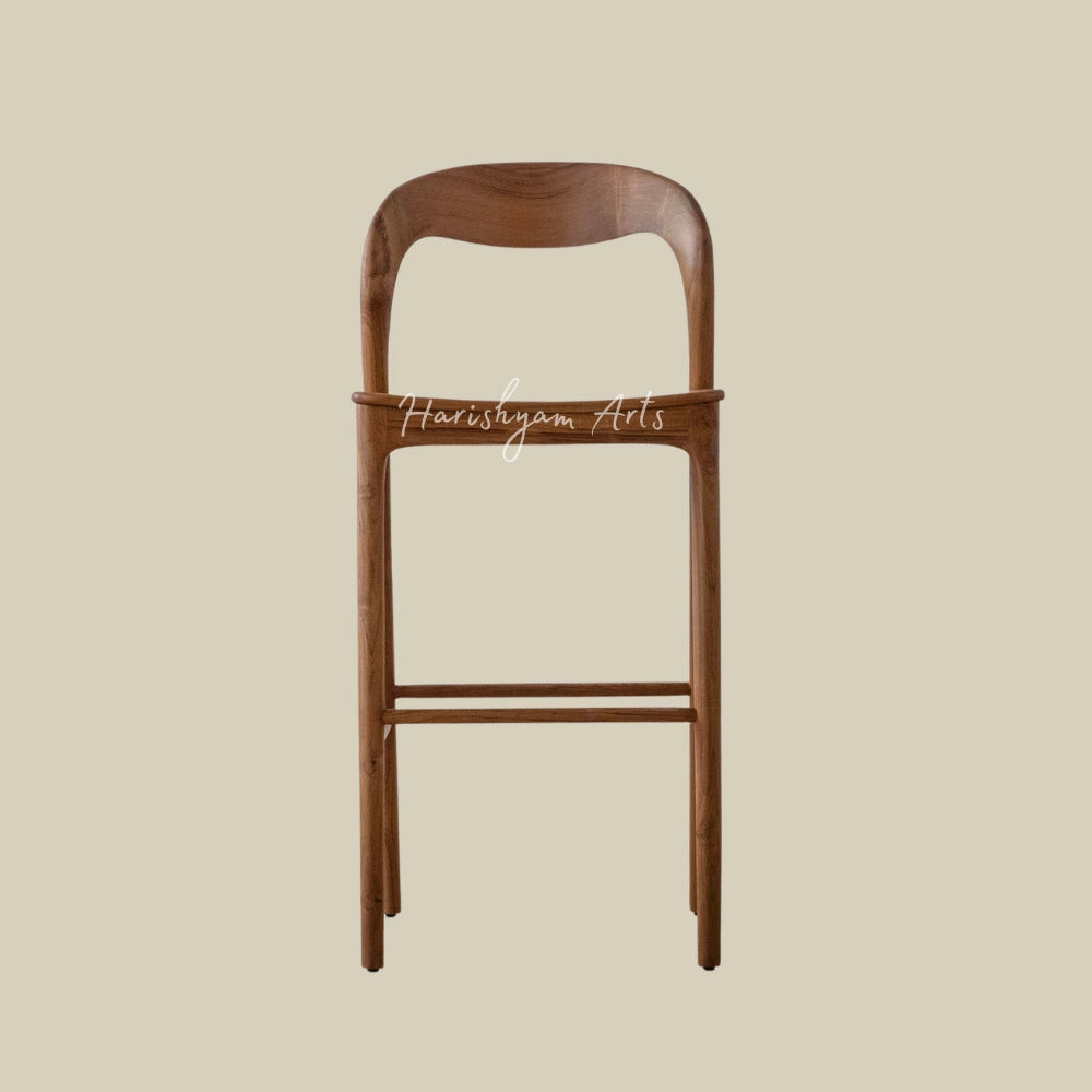 Bar Chair in Natural Teak Finish