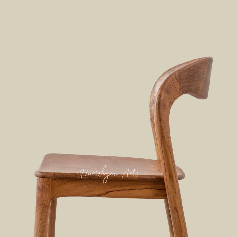 Bar Chair in Natural Teak Finish