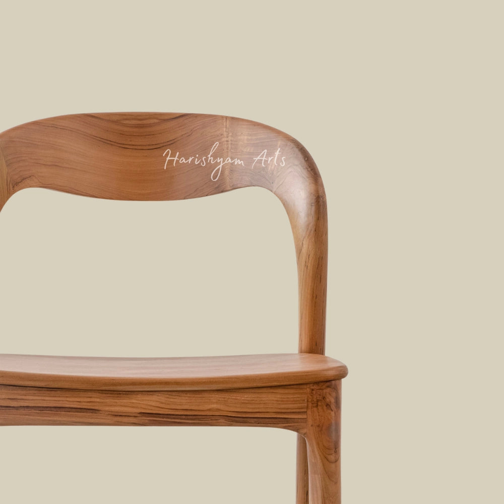 Bar Chair in Natural Teak Finish