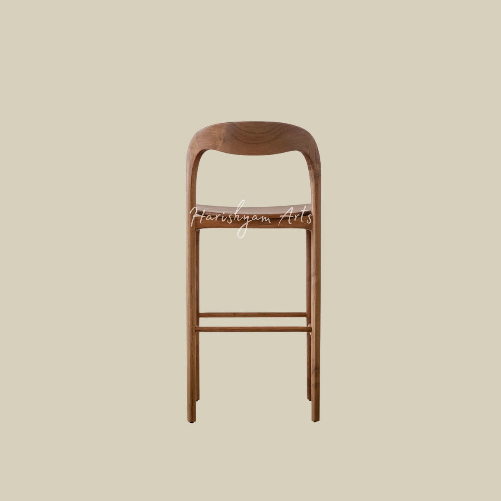 Bar Chair in Natural Teak Finish