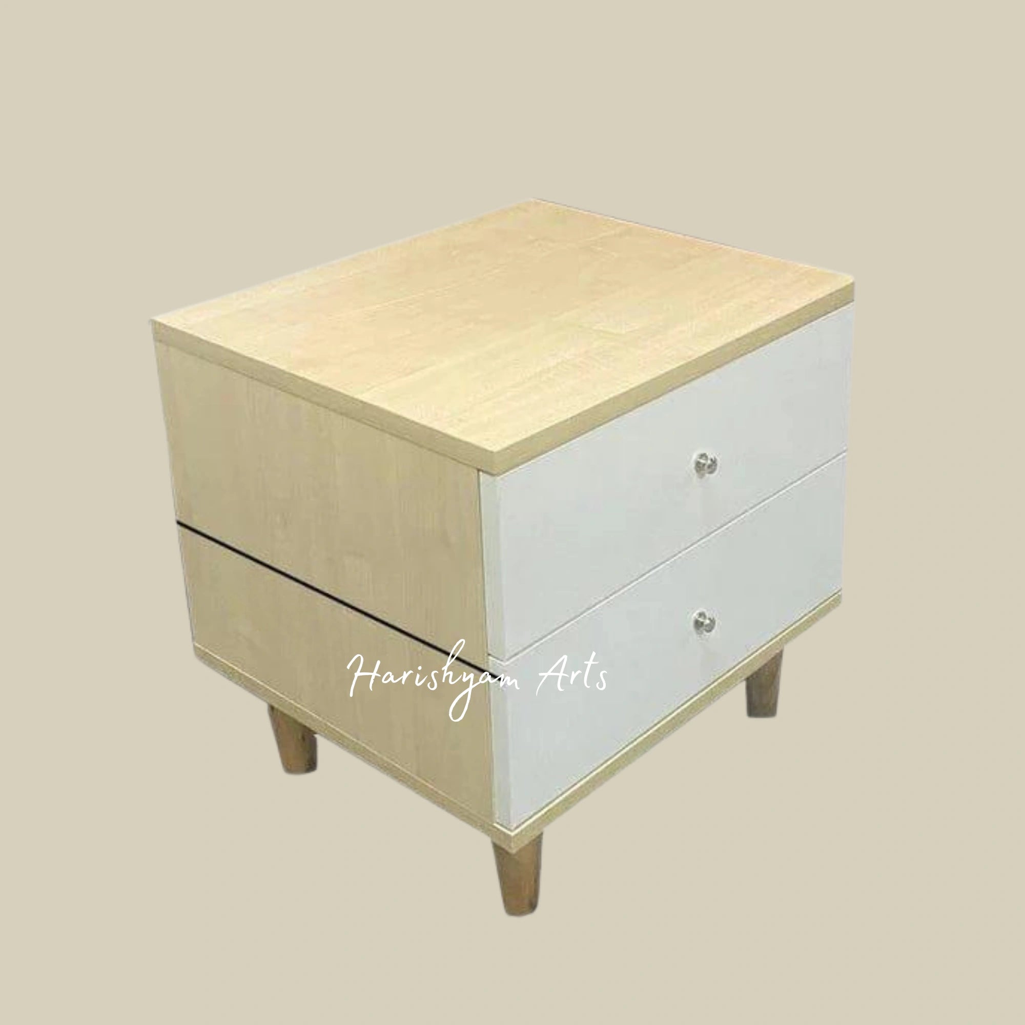 Bedside Table with Multi-Drawer Box Design