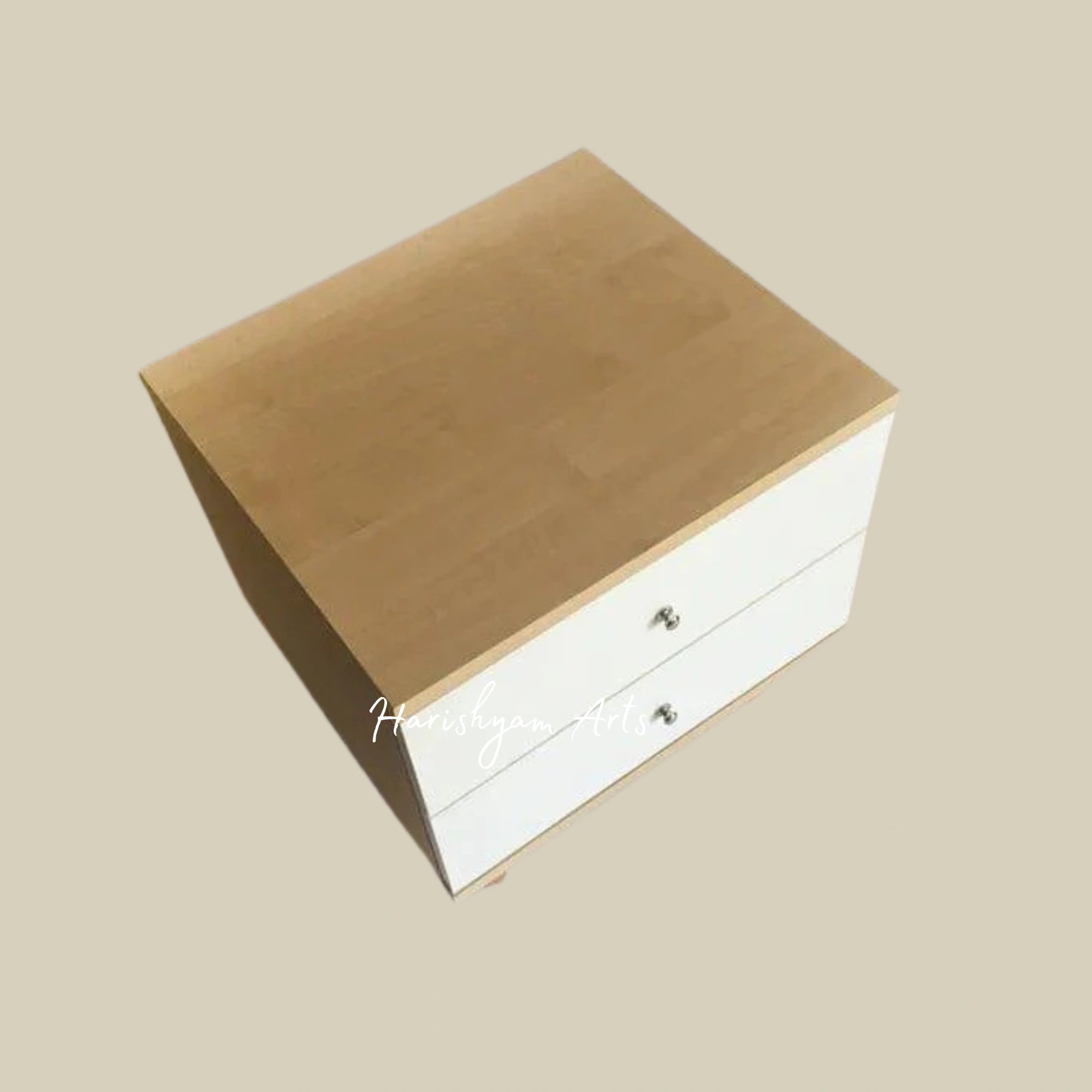 Bedside Table with Multi-Drawer Box Design