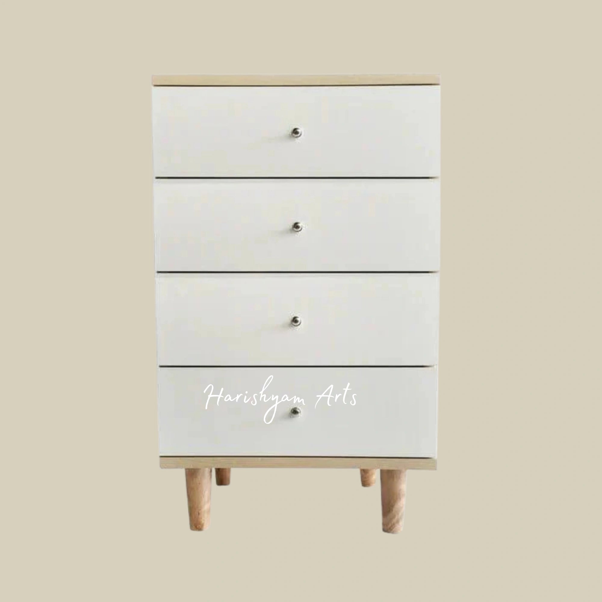 Bedside Table Box Design Bedside Table with Multi-Drawer Box Design