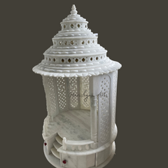 Best quality White Marble Round Temple for Home