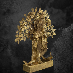 Elegant 16" Lord Krishna Brass Statue