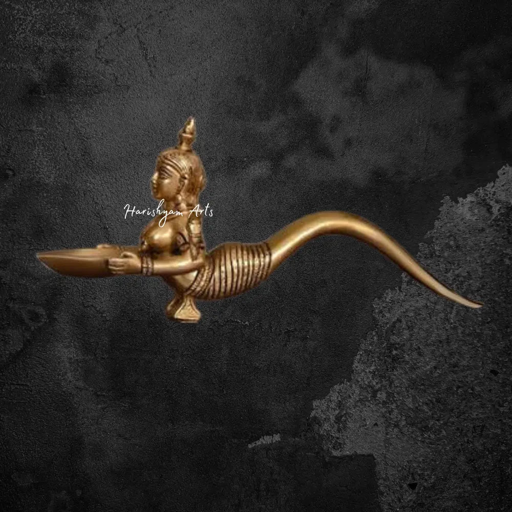 Brass Naag Kanya Pooja Spoon