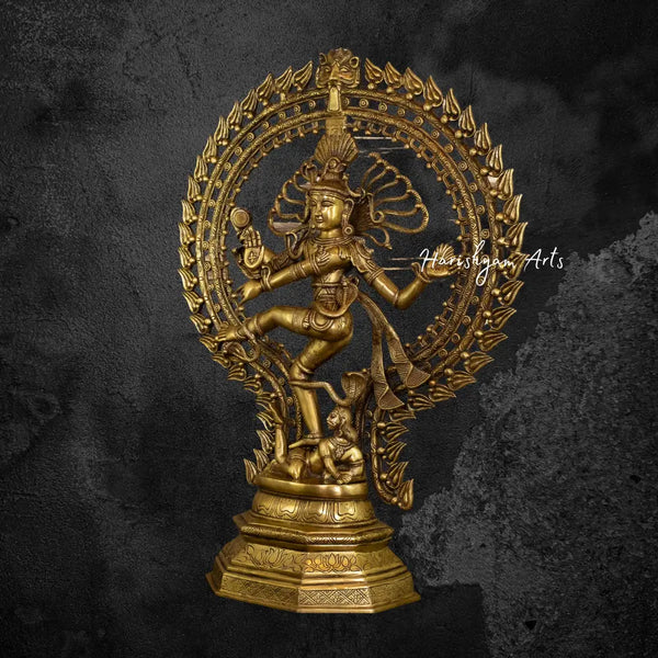 Natraj Brass Statue 30