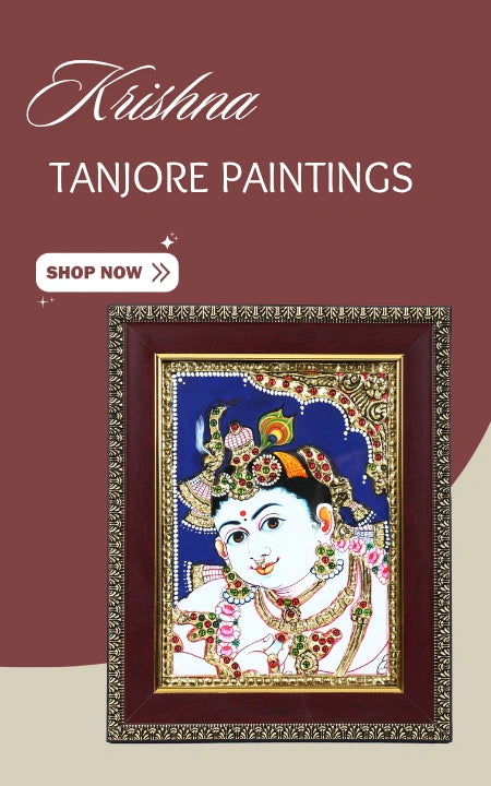Krishna Tanjore Painting