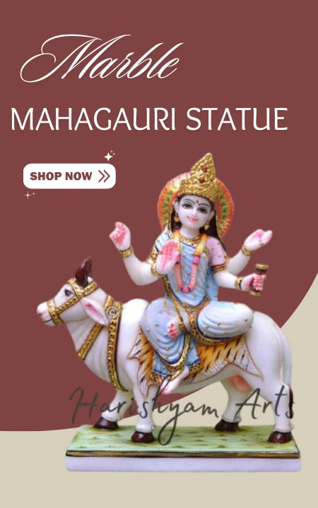 Marble  Mahagauri Statue