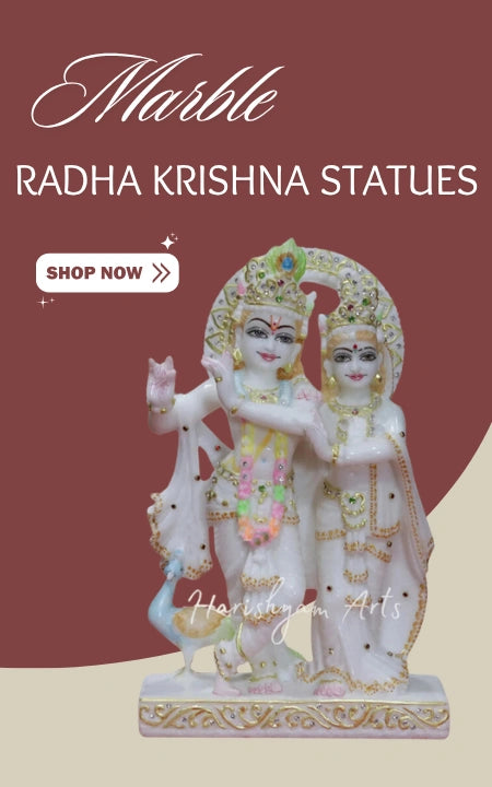 Buy Marble Radha Krishna statues in UK