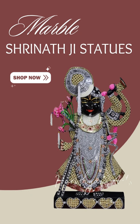 Marble Shrinath Ji Statues